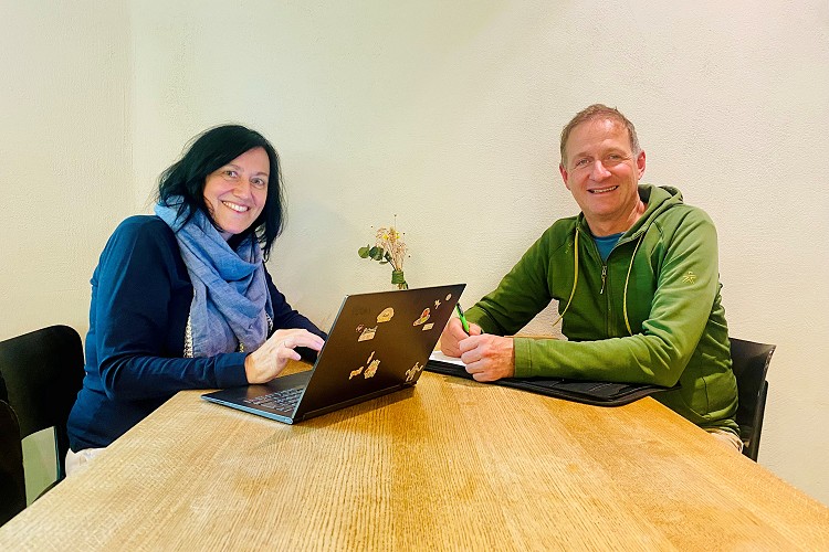 Andrea Schneider und Rolf Schlunegger April 2025